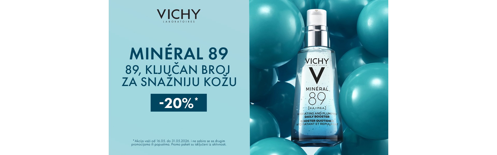 Vichy Mineral 89 akcija