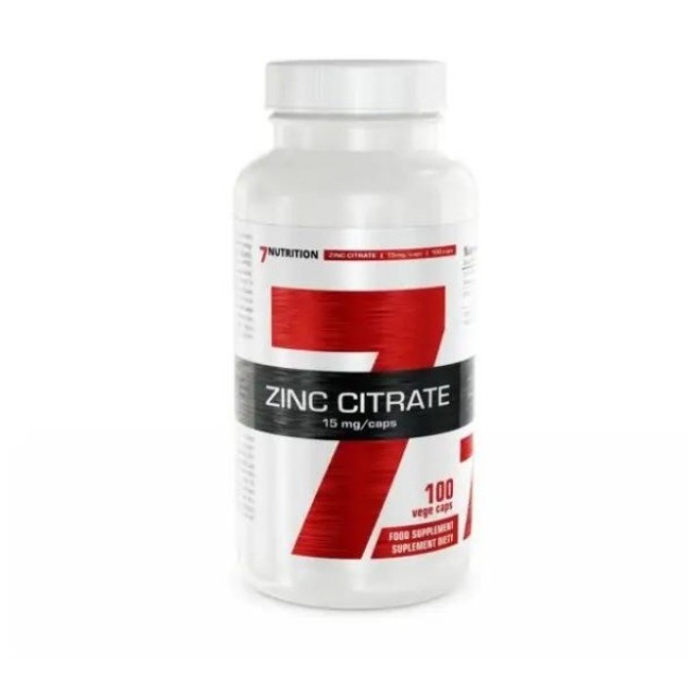 7NUT ZINC CITRATE 15MG KAPSULE A 100