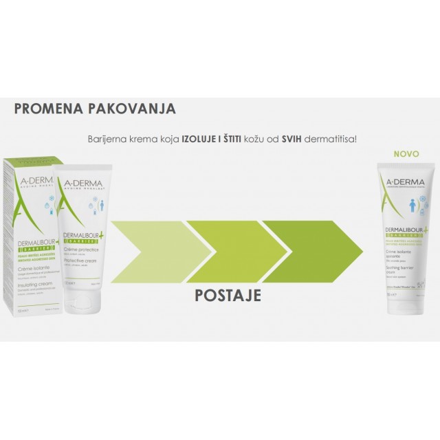 A-DERMA DERMALIBOUR + BARRIER ZAŠTITNA KREMA 100ML