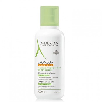 A-DERMA EXOMEGA CONTROL KREMA 400ML + EXOMEGA KUPKA 250ML