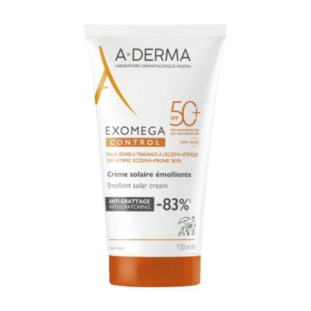 A-DERMA EXOMEGA CONTROL SPF50+KREMA 150ML