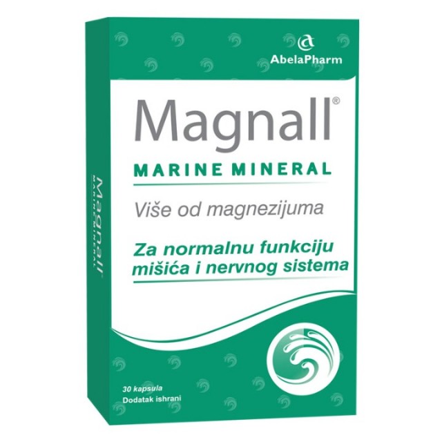 MAGNALL MARINE MINERAL MAGNEZIJUM 375MG + B6 KAPSULE A30