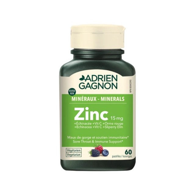 ADRIEN GAGNON CINK 15MG + VITAMIN C TABLETE ZA ŽVAKANJE A60