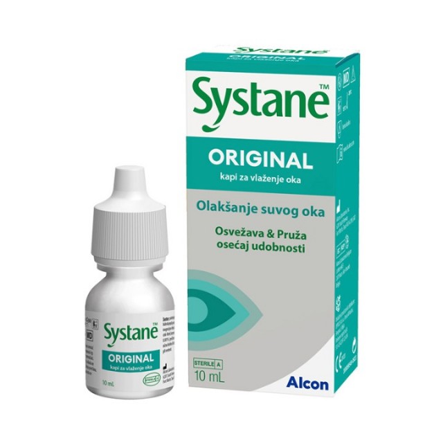 SYSTANE™ ORIGINAL KAPI ZA VLAŽENJE OKA 10 ML