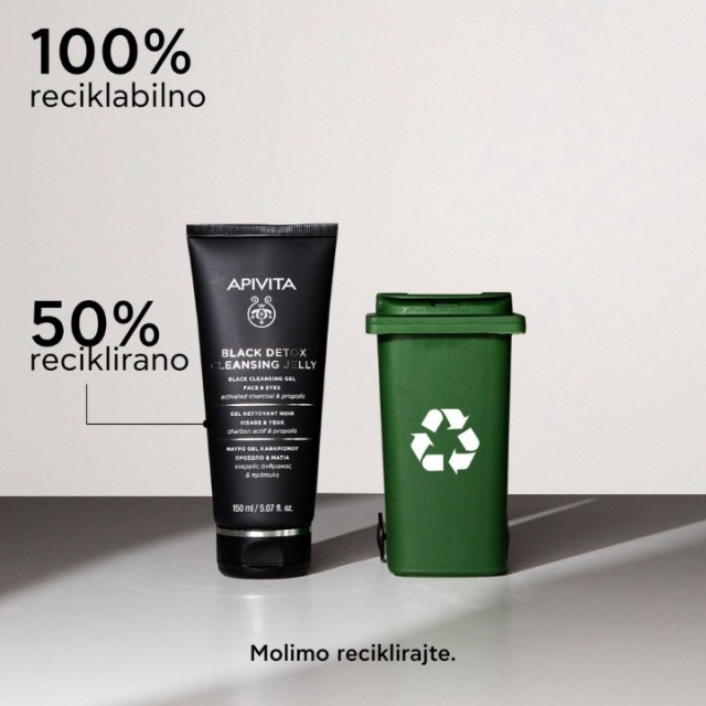 APIVITA PROMO CRNI DETOKS GEL 2X150ML
