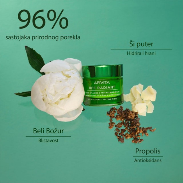 APIVITA BEE RADIANT BOGATA KREMA 50ML