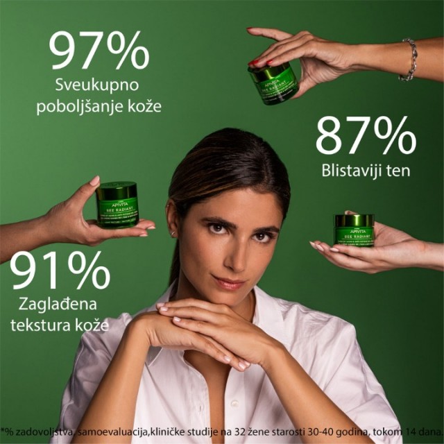 APIVITA BEE RADIANT LAGANA  KREMA 50ML