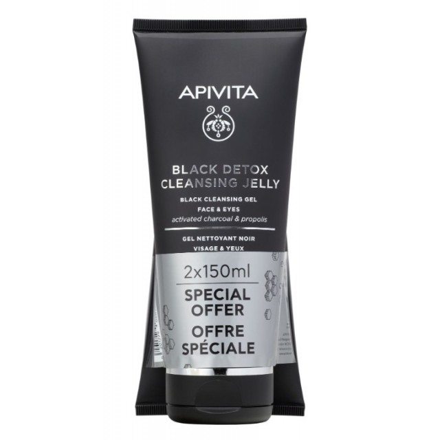 APIVITA PROMO CRNI DETOKS GEL 2X150ML