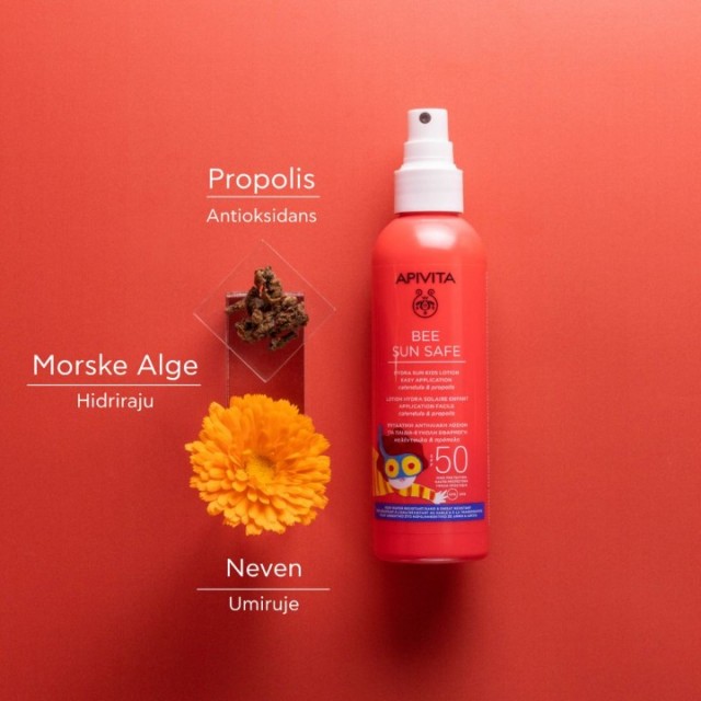 APIVITA BEE SUN SAFE SPREJ ZA BEBE SPF50 200ML