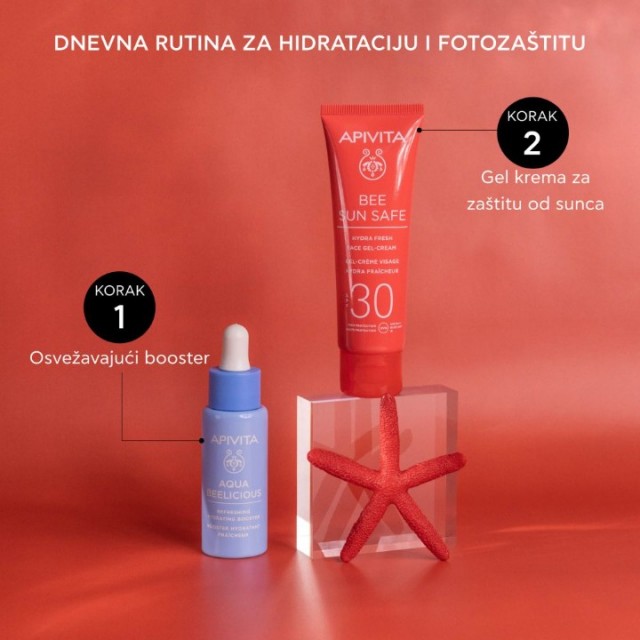 APIVITA BEE SUN SAFE HYDRA FRESH GEL KREMA  ZA LICE SPF30 50ML