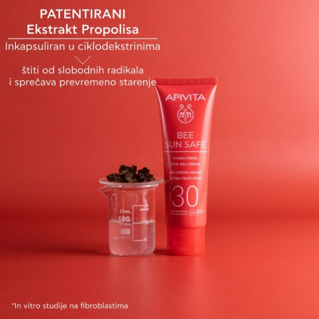 APIVITA BEE SUN SAFE HYDRA FRESH GEL KREMA  ZA LICE SPF30 50ML