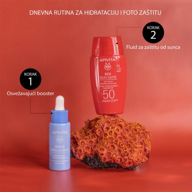 APIVITA BEE SUN SAFE DRY TOUCH FLUID  ZA LICE SPF50 50ML