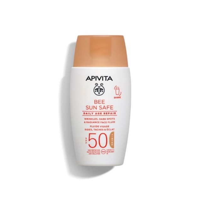 APIVITA SUN DAILY AGE REPAIR TONIRANI FLUID ZA LICE SPF50 50ML