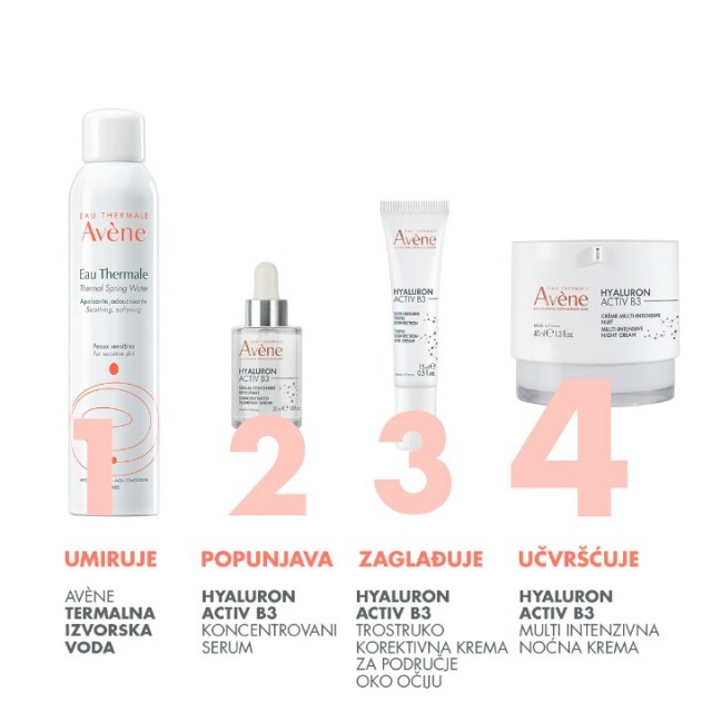 AVENE HYALURON ACTIV B3 NOĆNA KREMA 40 ML