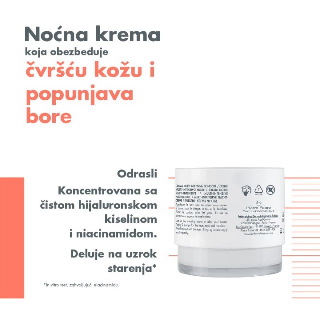 AVENE HYALURON ACTIV B3 NOĆNA KREMA 40 ML