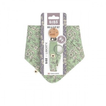 BIBS - Portikla i vezica za dudu Liberty Capel Sage