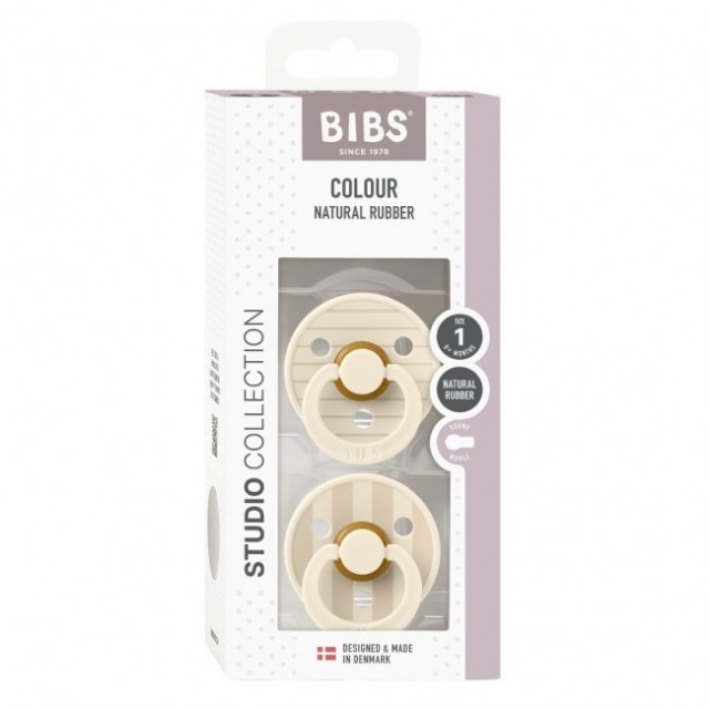 BIBS - Studio colour Pin Ivory Vanilla mix dude