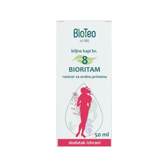BIO-TEO BILJNE KAPI BROJ 8 BIORITAM 50 ML