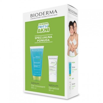 BIODERMA PROMO SET SEBIUM GEL ZA PRANJE ZA MEŠOVITU KOŽU 200ML + SEBIUM SENSITIVE 30ML BIODERMA PROMO SET SEBIUM GEL ZA PRANJE ZA MEŠOVITU KOŽU 200ML + SEBIUM SENSITIVE 30ML