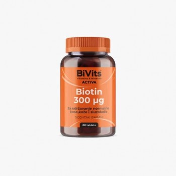 BIVITS ACTIVA BIOTIN 300MCG TABLETE A60