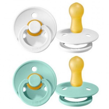 Bibs - White & Mint dude  0-6 meseci