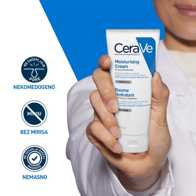 CERAVE HIDRANTNA KREMA ZA SUVU DO VRLO SUVU KOŽU 177ML