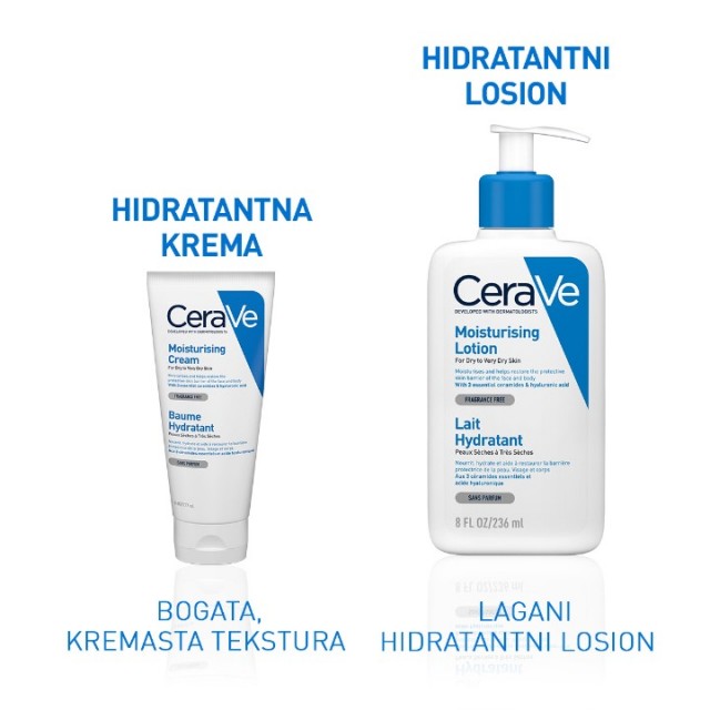 CERAVE HIDRANTNA KREMA ZA SUVU DO VRLO SUVU KOŽU 177ML