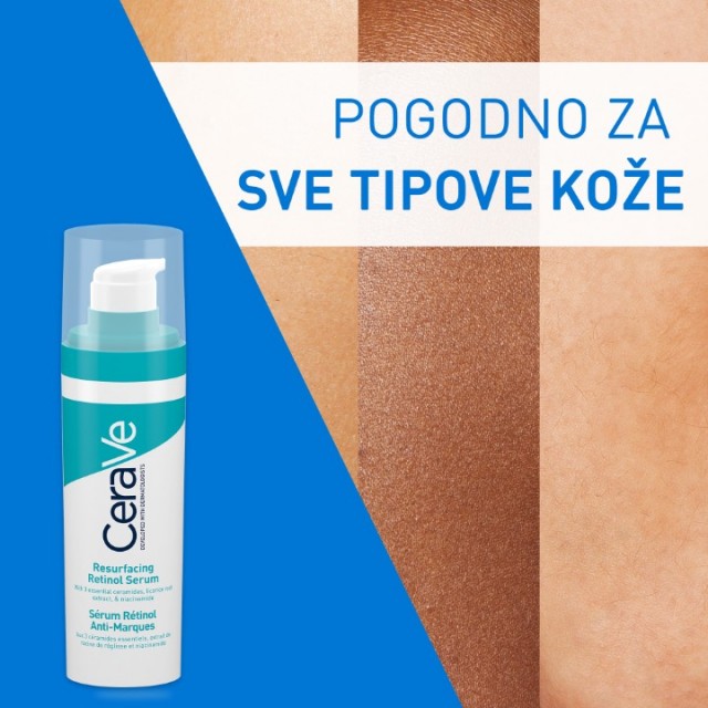 CERAVE RETINOL SERUM ZA UJEDNAČEN IZGLED KOŽE 30ML CERAVE RETINOL SERUM ZA UJEDNAČEN IZGLED KOŽE 30ML