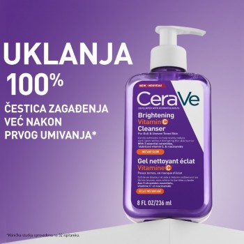 CERAVE BRIGHTENING GEL ZA ČIŠĆENJE SA VITAMINOM C 236 ML CERAVE BRIGHTENING GEL ZA ČIŠĆENJE SA VITAMINOM C 236 ML