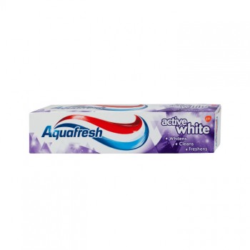 AQUAFRESH ACTIVE WHITE PASTA ZA IZBELJIVANJE ZUBA 125 ML AQUAFRESH ACTIVE WHITE PASTA ZA IZBELJIVANJE ZUBA 125 ML