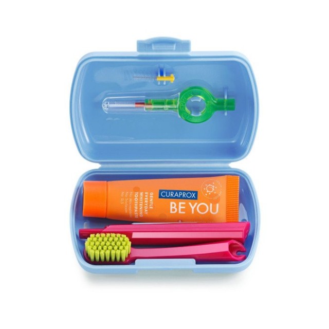 CURAPROX PUTNI SET ZA KOMPLETNU ORALNU HIGIJENU - INTERDENTALNE ČETKICE CPS 07 I 09 + ČETKICA ULTRASOFT 5460 + BE YOU PASTA ZA ZUBE