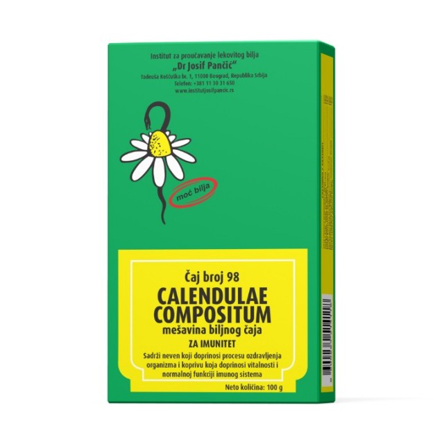 ČAJ 98 CALENDULAE COMPOSITUM - MEŠAVINA BILJNOG ČAJA ZA IMUNITET 100G