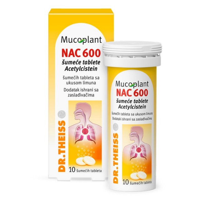 DR. THEISS MUCOPLANT NAC ŠUMEĆE TABLETE A 10