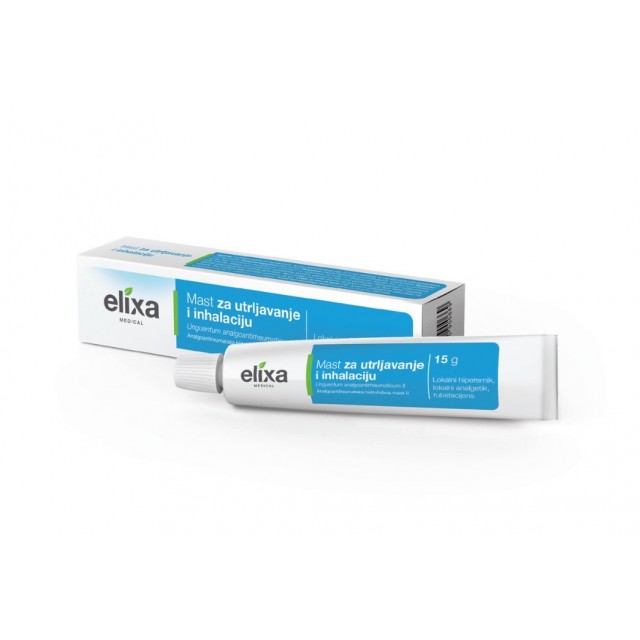 ELIXA MAST ZA UTRLJAVANJE I INHALACIJU 15G ELIXA MAST ZA UTRLJAVANJE I INHALACIJU 15G