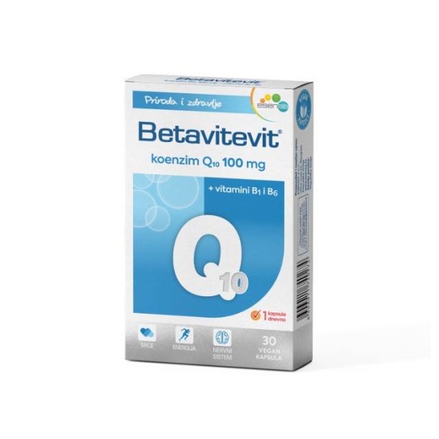 BETAVITEVIT Q10 + B1 + B6 KAPSULE 100 MG A30 BETAVITEVIT Q10 + B1 + B6 KAPSULE 100 MG A30