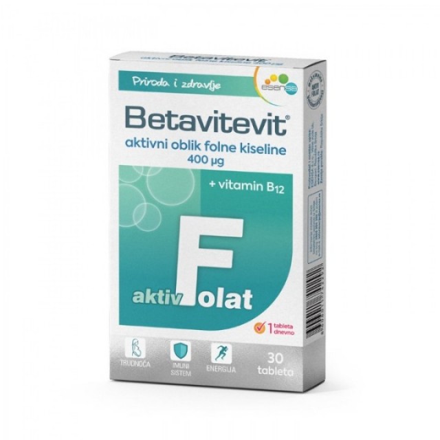 BETAVITEVIT FOLNA+B12 TBL A 30