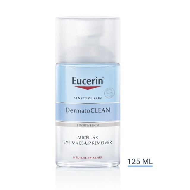 EUCERIN DERMATOCLEAN SREDSTVO ZA SKIDANJE VODOOTPORNE MASKARE I ŠMINKE 125ML
