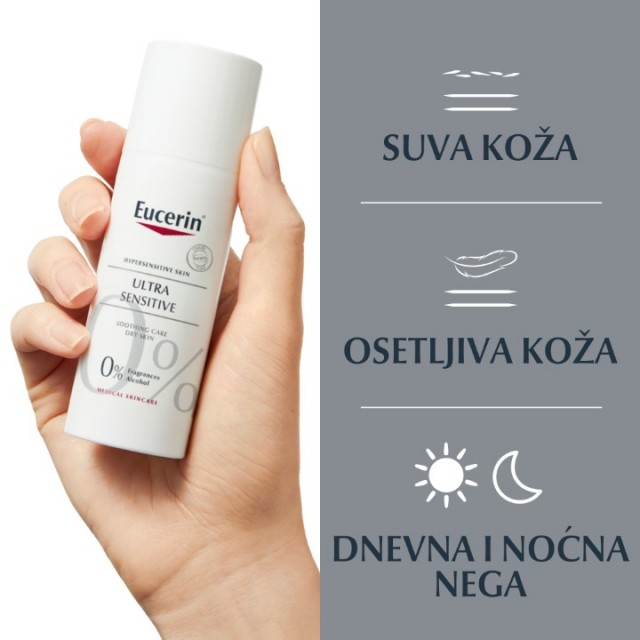 EUCERIN ULTRA SENSITIVE KREMA ZA SUVU KOŽU 50ML