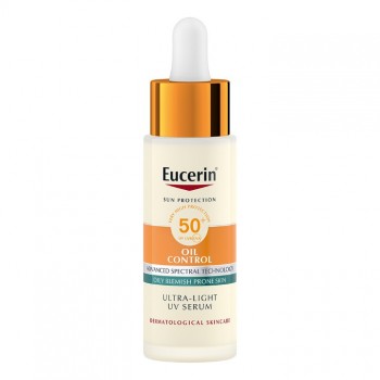 EUCERIN SUN OIL CONTROL ULTRA LAGANI SERUM ZA ZAŠTITU OD SUNCA SPF 50+ 30ML 