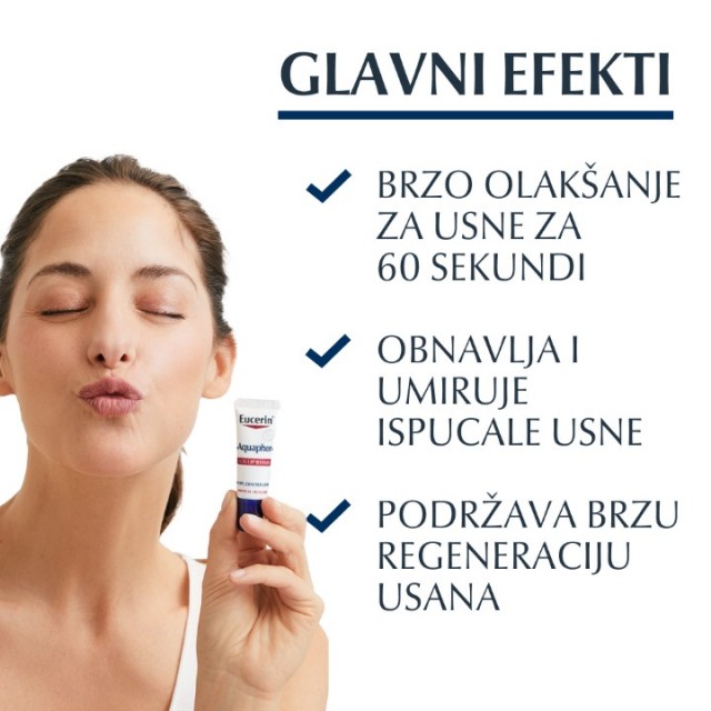 EUCERIN AQUAPHORE SOS LIP REPAIR BALZAM ZA USNE 10ML