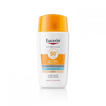 EUCERIN SUN HYDRO-PROTECT TONIRANI FLUID ZA ZAŠTITU LICA OD SUNCA SPF 50+ SVETLI 50 ML