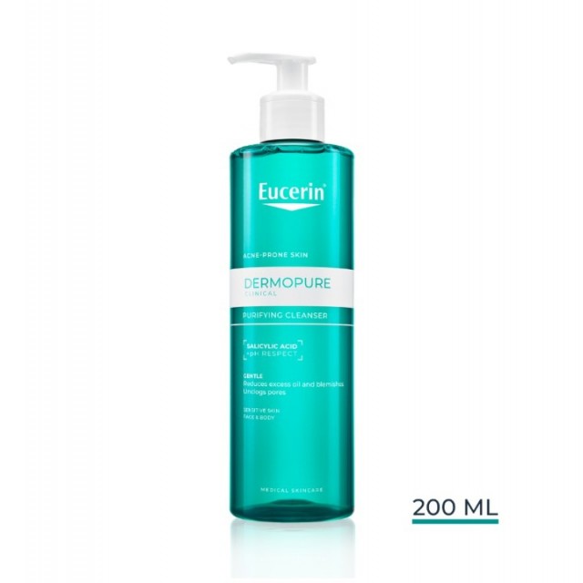 EUCERIN DERMOPURE CLINICAL GEL ZA ČIŠĆENJE 400ML