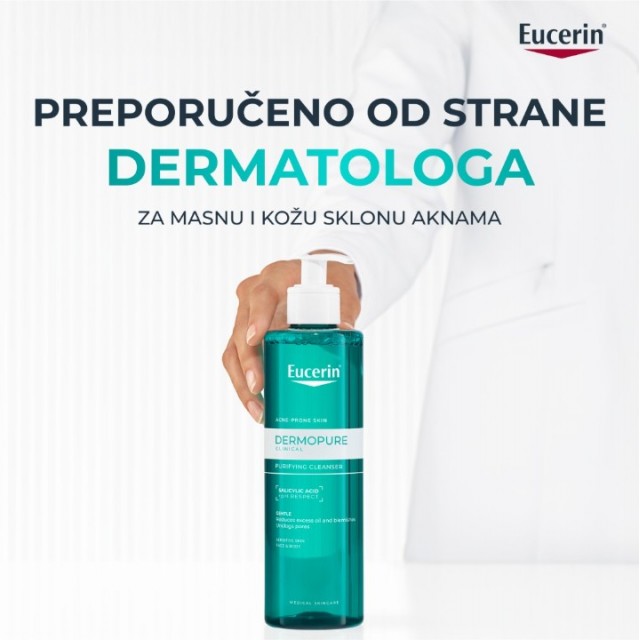 EUCERIN DERMOPURE CLINICAL GEL ZA ČIŠĆENJE 400ML