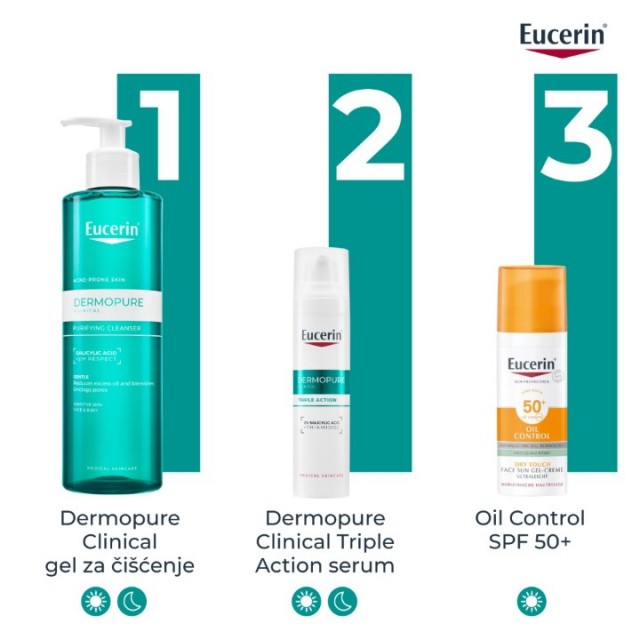 EUCERIN DERMOPURE CLINICAL GEL ZA ČIŠĆENJE 400ML