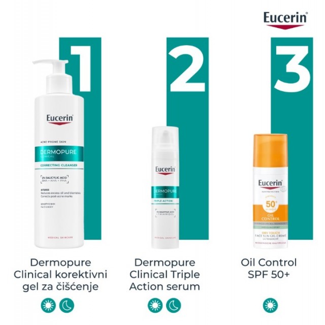 EUCERIN DERMOPURE CLINICAL GEL ZA ČIŠĆENJE 400ML