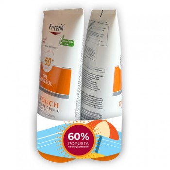 EUCERIN BOX SUN DRY TOUCH GEL-KREM SPF50+ 200ML + KIDS DRY TOUCH SPF50+ 200ML PROMO