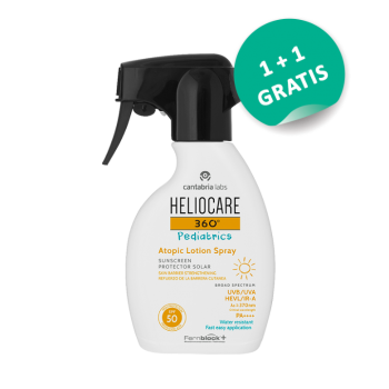 HELIOCARE 360 PEDIATRICS ATOPIC LOTION U SPREJU SPF 50 250ML 1+1 GRATIS HELIOCARE 360 PEDIATRICS ATOPIC LOTION U SPREJU SPF 50 250ML 1+1 GRATIS