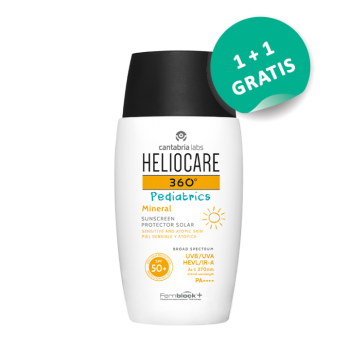 HELIOCARE 360 PEDIATRICS MINERAL SENSITIVE AND ATOPIC SKIN SPF 50+ 50ML 1+1 GRATIS HELIOCARE 360 PEDIATRICS MINERAL SENSITIVE AND ATOPIC SKIN SPF 50+ 50ML 1+1 GRATIS