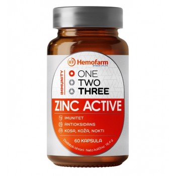 ONE TWO THREE ZINC ACTIV KAPSULE A60