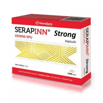 SERAPINN STRONG 250.000 SPU KAPSULE A5 SERAPINN STRONG 250.000 SPU KAPSULE A5
